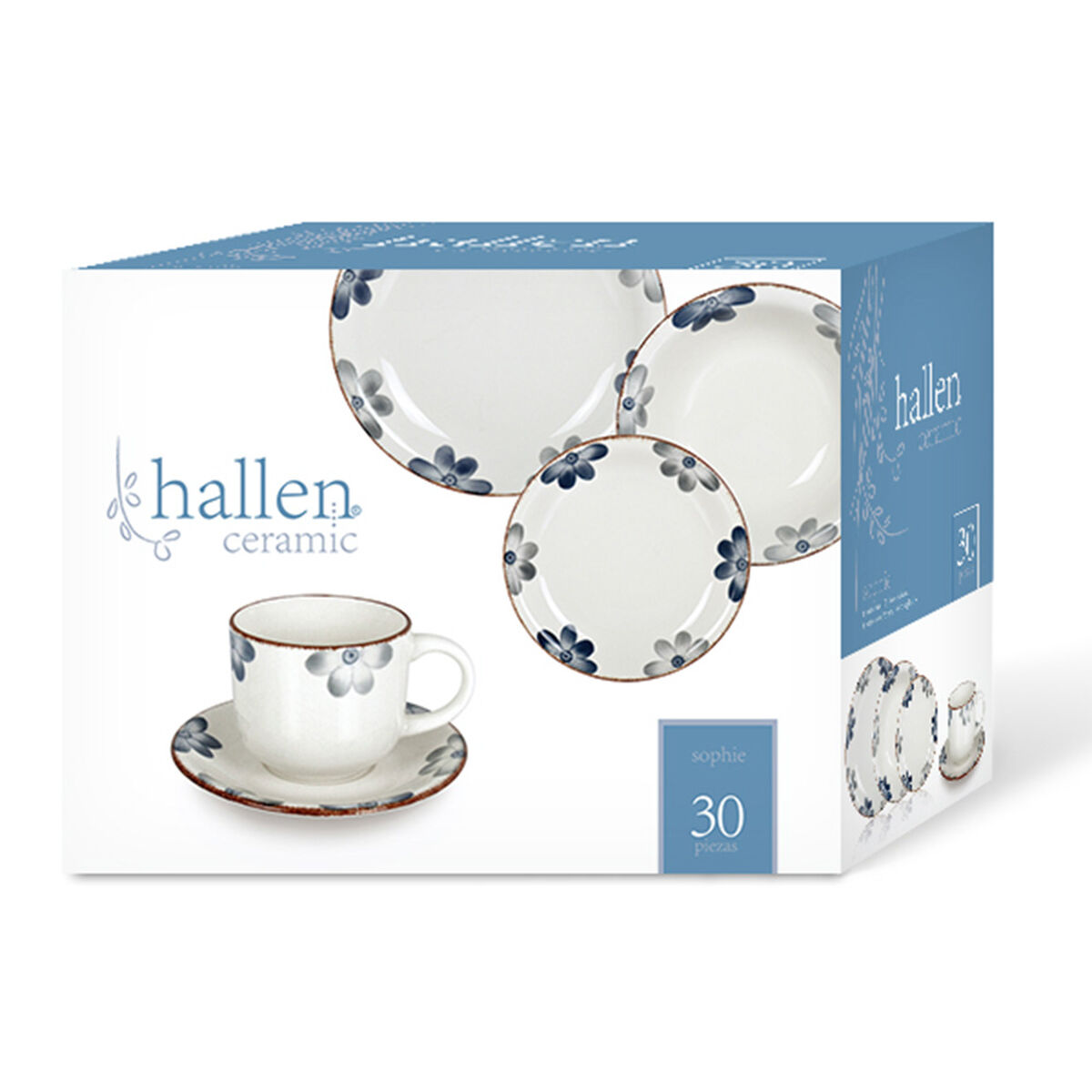 Juego de Vajilla Hallen Sophie 30 Piezas